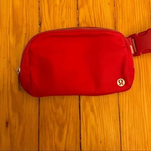 Lululemon red Fanny pack